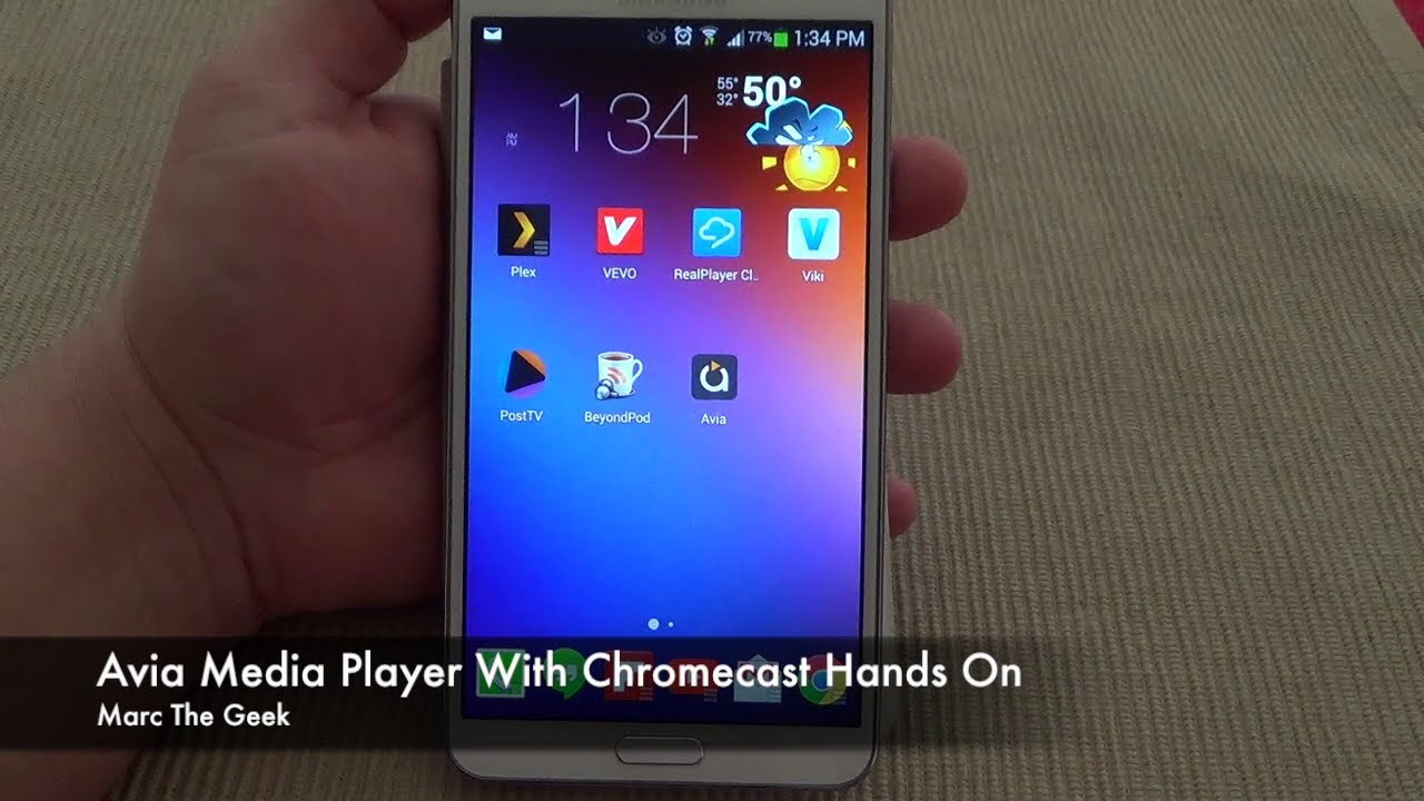 chromecast media player app